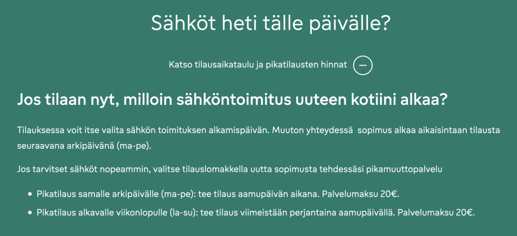 fortum vakaa - sähkösopimus heti, helposti ja vaivattomasti